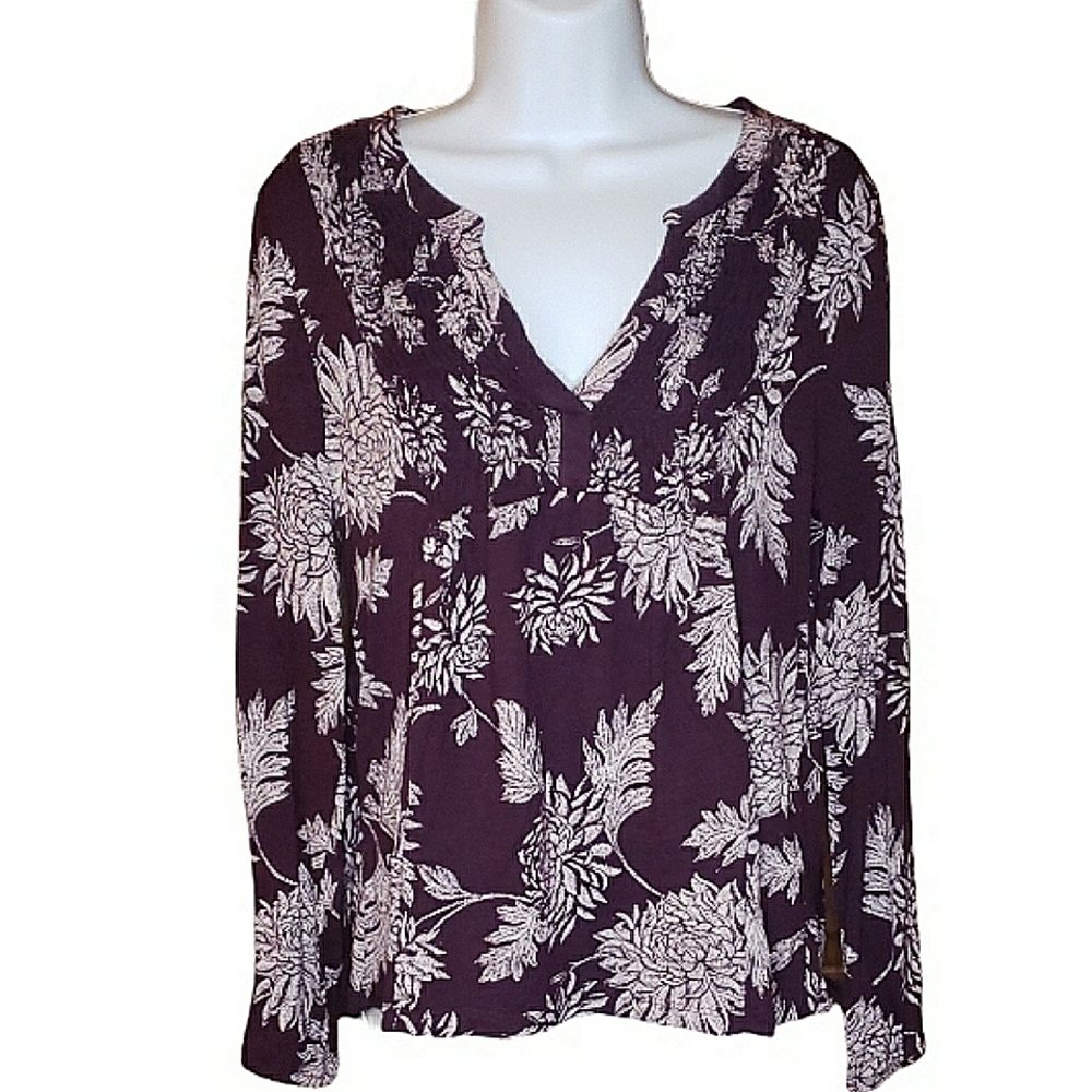 Lucky Brand - Popover Top Blouse - M - LN